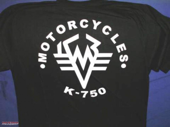 T-shirt black K 750, size M