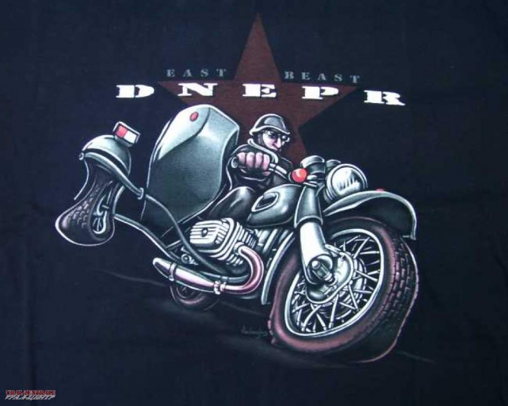T-shirt Dnepr black BUSS, size L