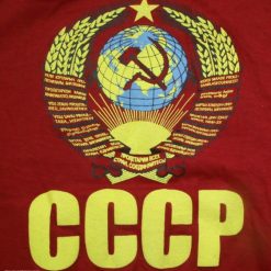 T-Shirt CCCP Rot, Größe XXL