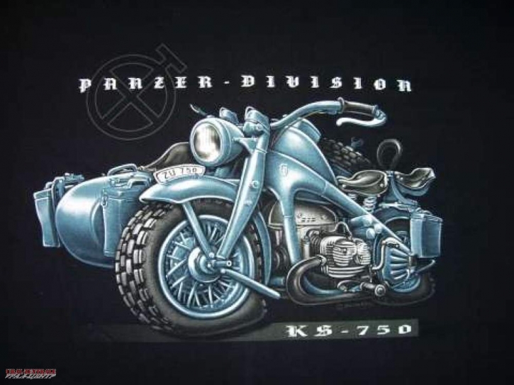 T-shirt »Panzer Division« BUSS, size L