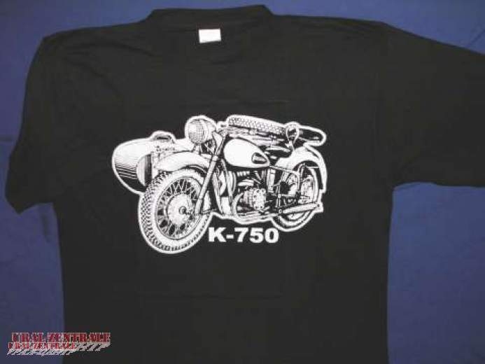 T-shirt black K 750, size XS