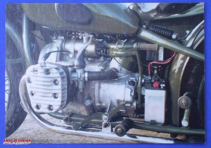 Post card M72 engine