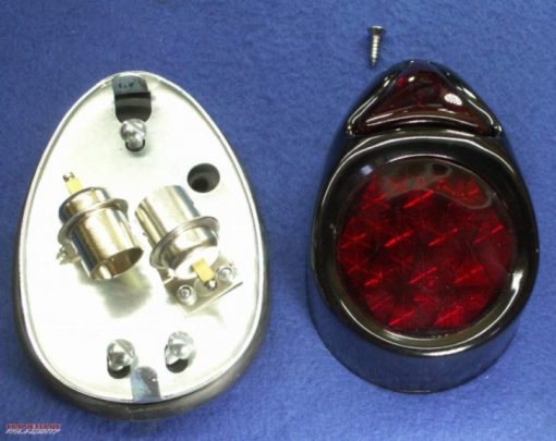 Rücklicht K750 schwarz ohne Kennzeichenbeleuchtung