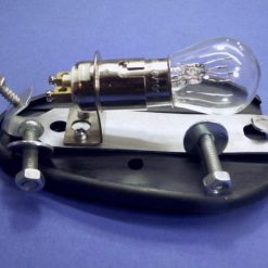 M72 tail light black, with brake light and license plate illumin