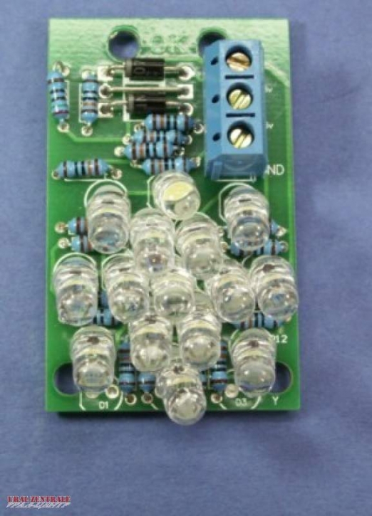 LED insert for M72 tail light without licence plate light 6V