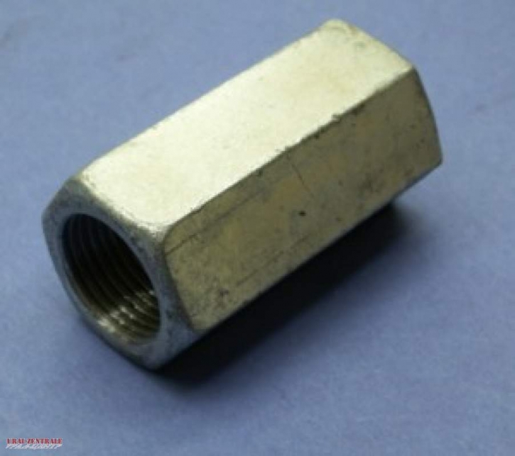 Long M18 nut with left hand thread for front wheel axle