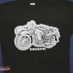 T-Shirt schwarz Dnepr, Größe XXXL