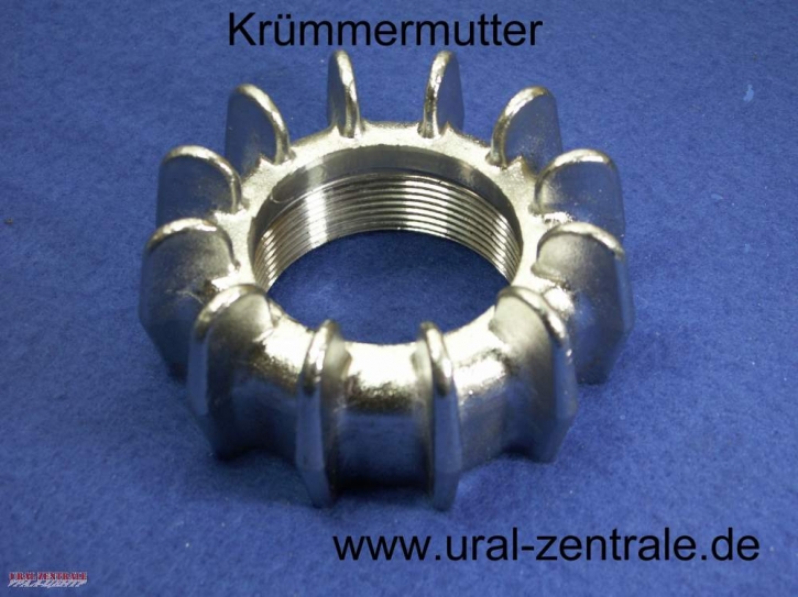 Exhaust downpipe flange crown nut stainless
