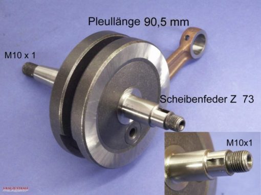 Tuning crankshaft for Zündapp M25 / M50 Bergsteiger