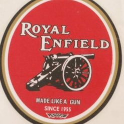 Sticker Royal Enfield oval 75 x 90mm
