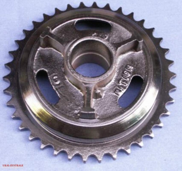 Rear wheel sprocket, early type, 3 bores