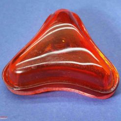 Spare tail light lens for M72 / K750, made from real glass, oran