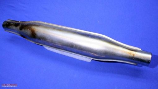 Exhaust muffler, trumpet-style like K750