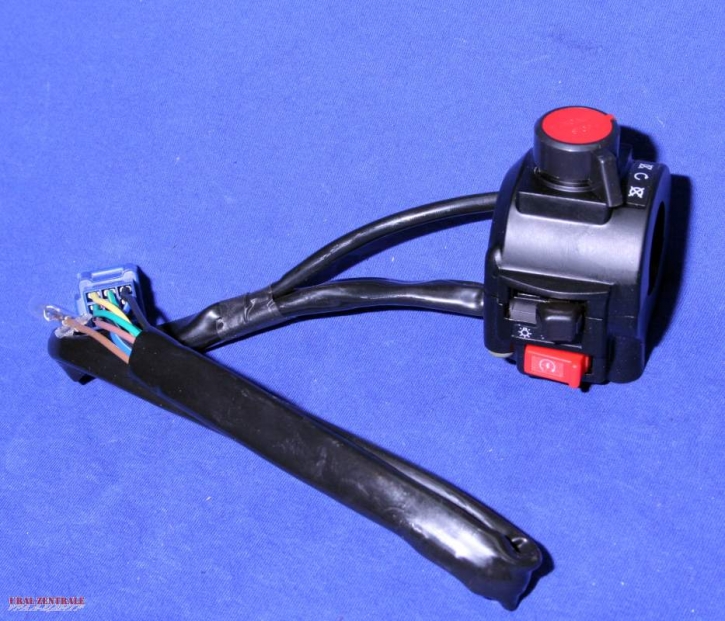 Handlebar switch, right side, black