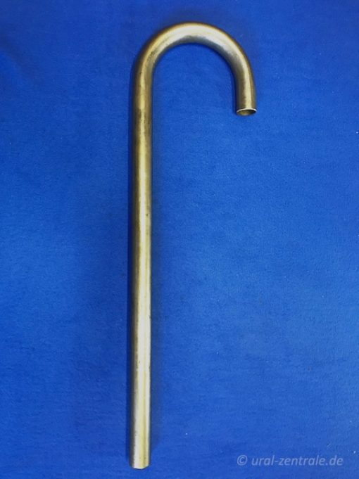 Downpipe Ural, both sides, long, raw steel