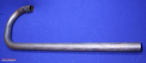 Downpipe Dnepr, right side, long, raw steel