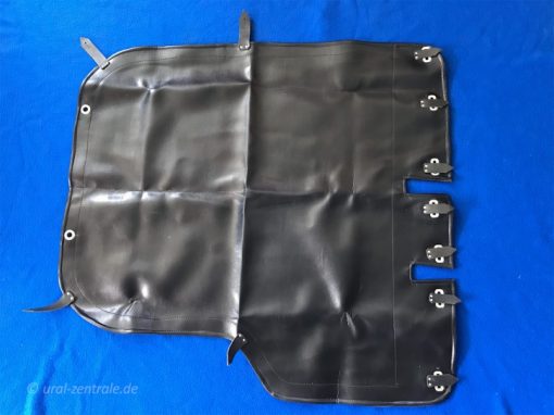 Abdeckplane Beiwagen Kunstleder schwarz