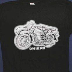 T-shirt black Dnepr, size M
