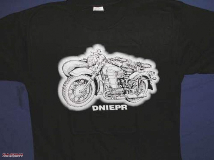 T-shirt black Dnepr, size XXL