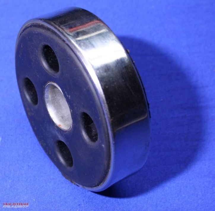 Flexible disc with chrome ring